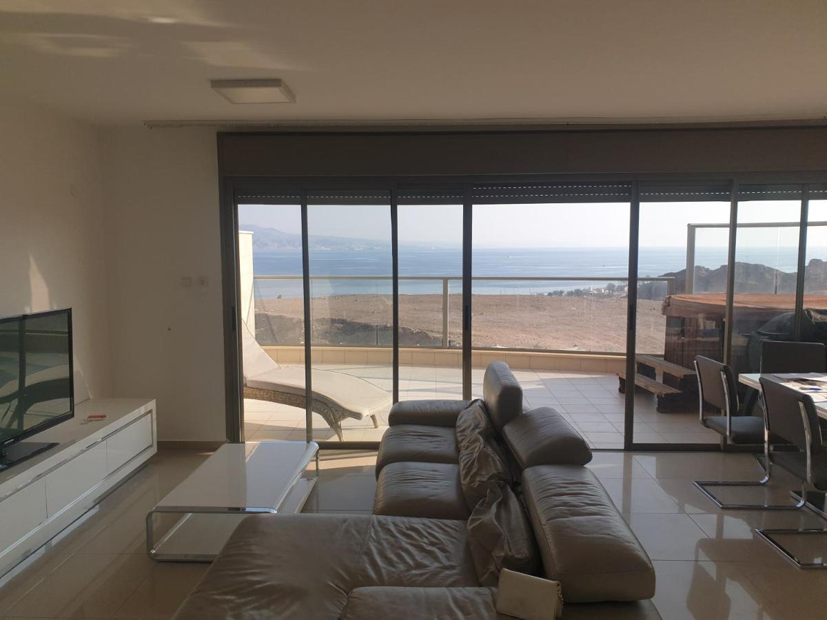 Luxury Exclusive Top Class Apartment On The Sea With Best Sea View And Jacuzzi רק למשפחות !!!! 엘라트 외부 사진
