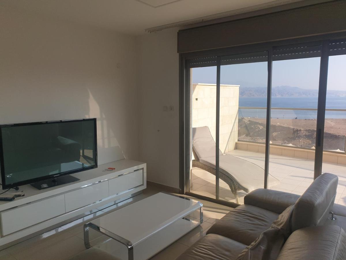 Luxury Exclusive Top Class Apartment On The Sea With Best Sea View And Jacuzzi רק למשפחות !!!! 엘라트 외부 사진