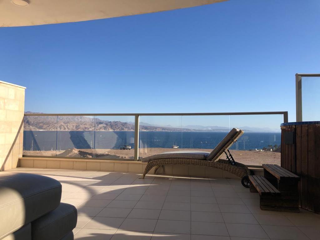 Luxury Exclusive Top Class Apartment On The Sea With Best Sea View And Jacuzzi רק למשפחות !!!! 엘라트 외부 사진