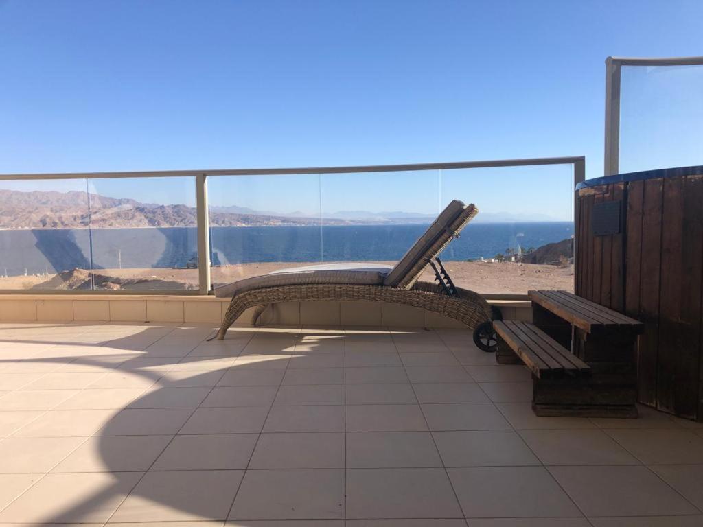 Luxury Exclusive Top Class Apartment On The Sea With Best Sea View And Jacuzzi רק למשפחות !!!! 엘라트 외부 사진